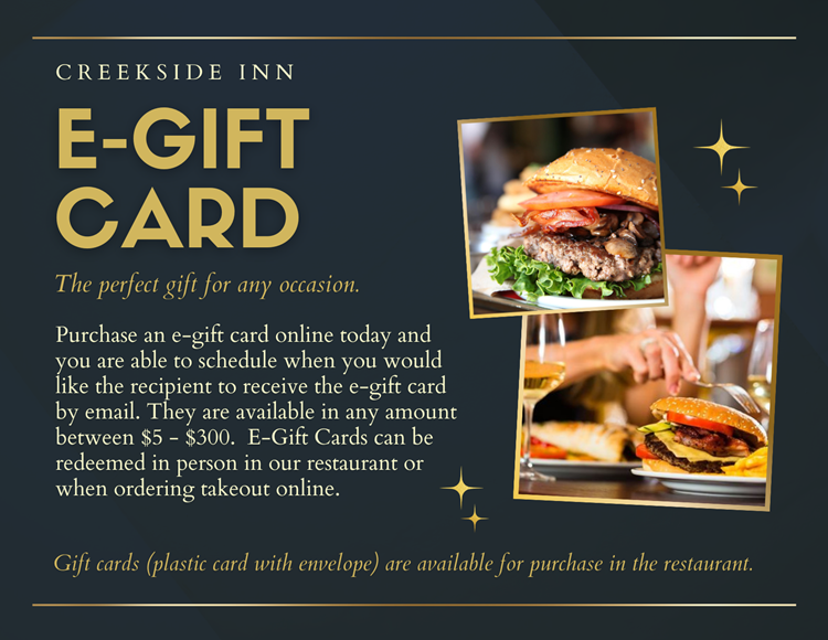 Restaurant Digital Gift Cards