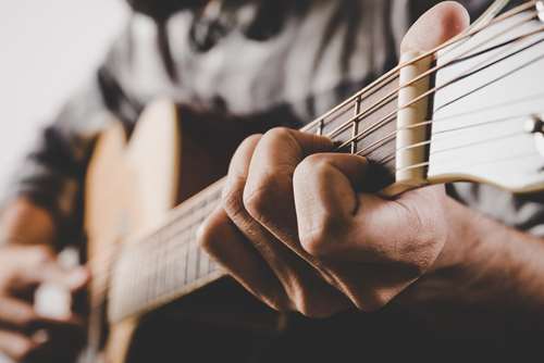 Man playing guitar